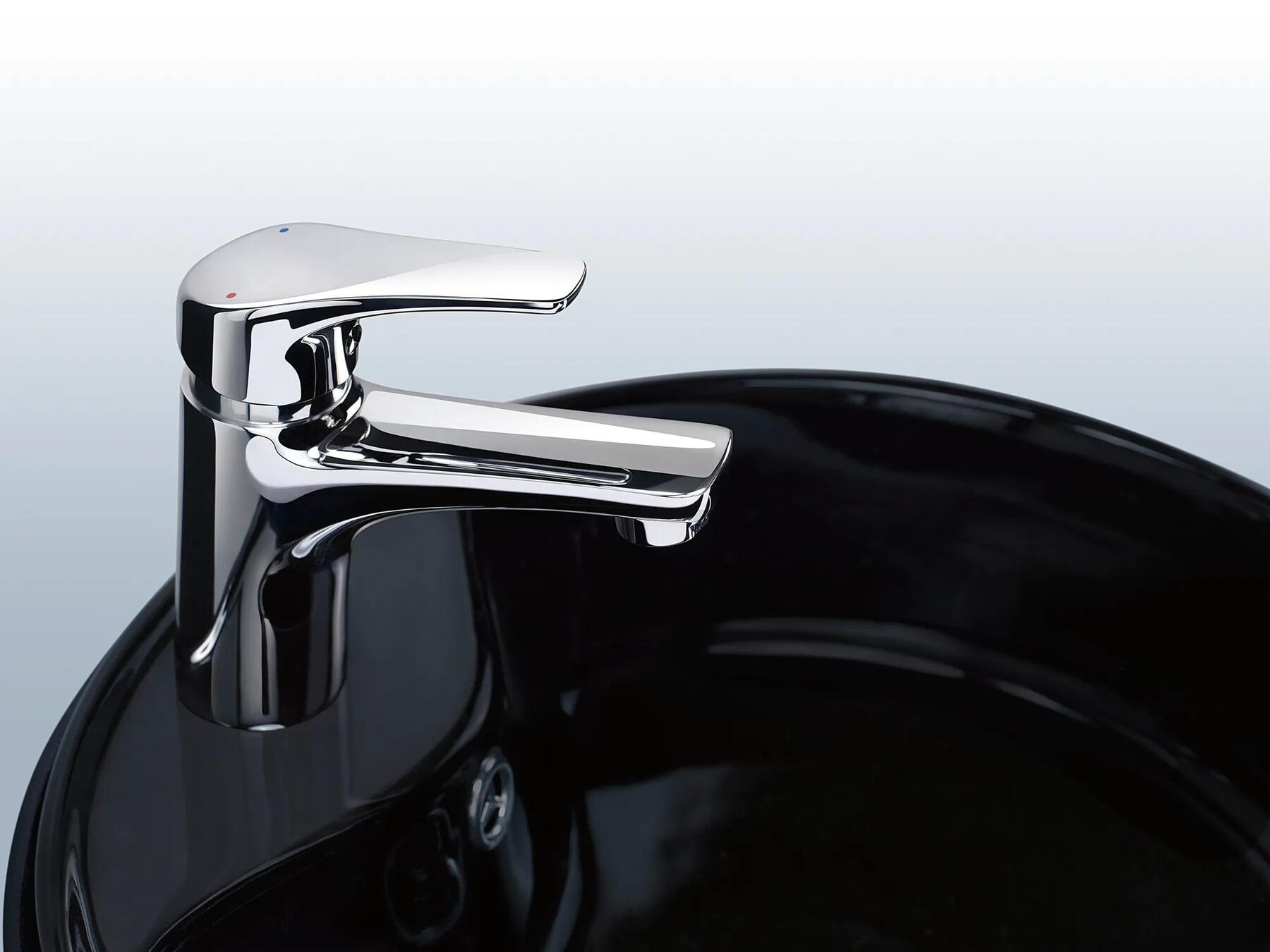 Single Handle Bathroom Faucet - Less Pop-Up