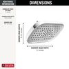 H2Okinetic&reg; 6-Setting 9-inch Raincan Shower Head