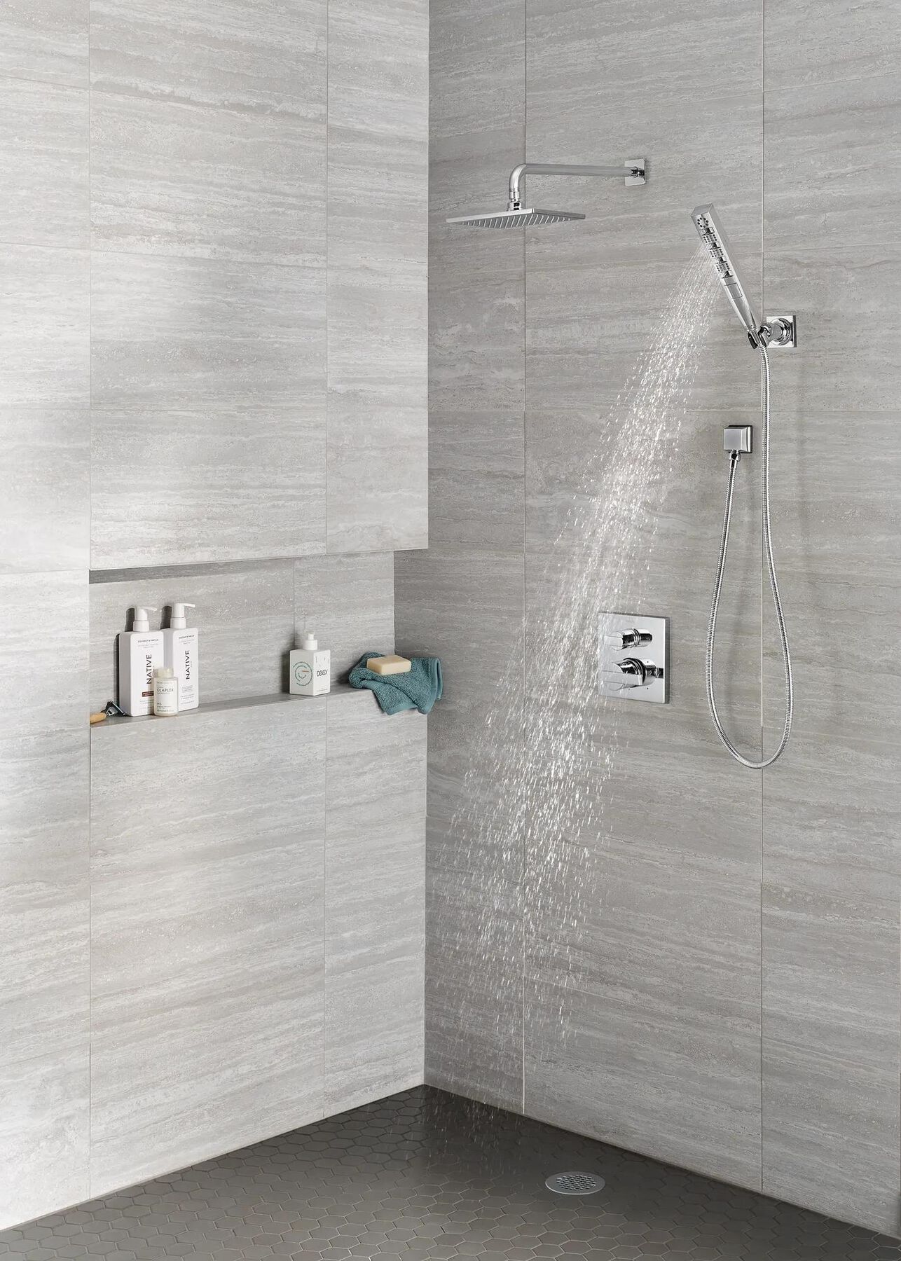 3-Setting Custom Shower Bundle with Raincan - 14 Series