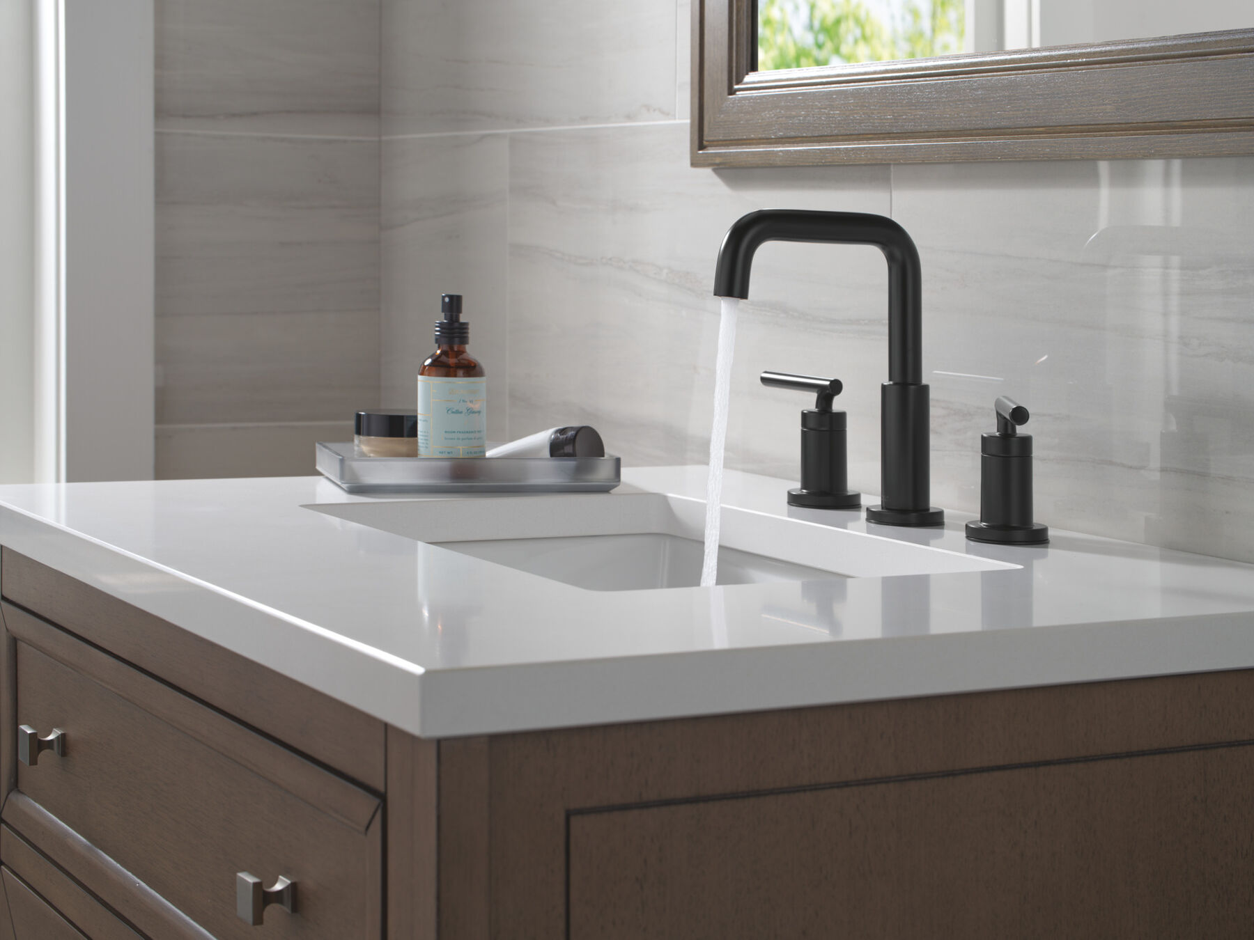 Two Handle Widespread Lavatory Faucet