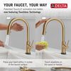 Touch<sub>2</sub>O&reg; Technology Kitchen Faucet with Touchless Technology
