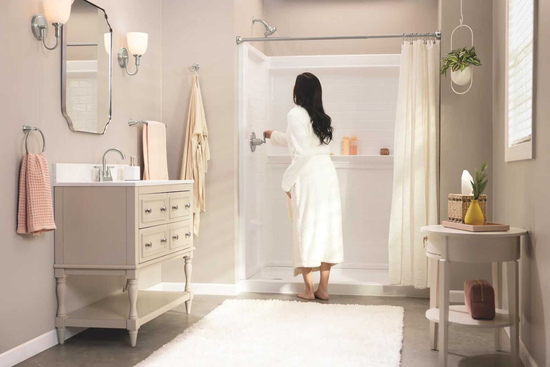 ProCrylic Tile 60 in. x 32 in. Bathtub Wall