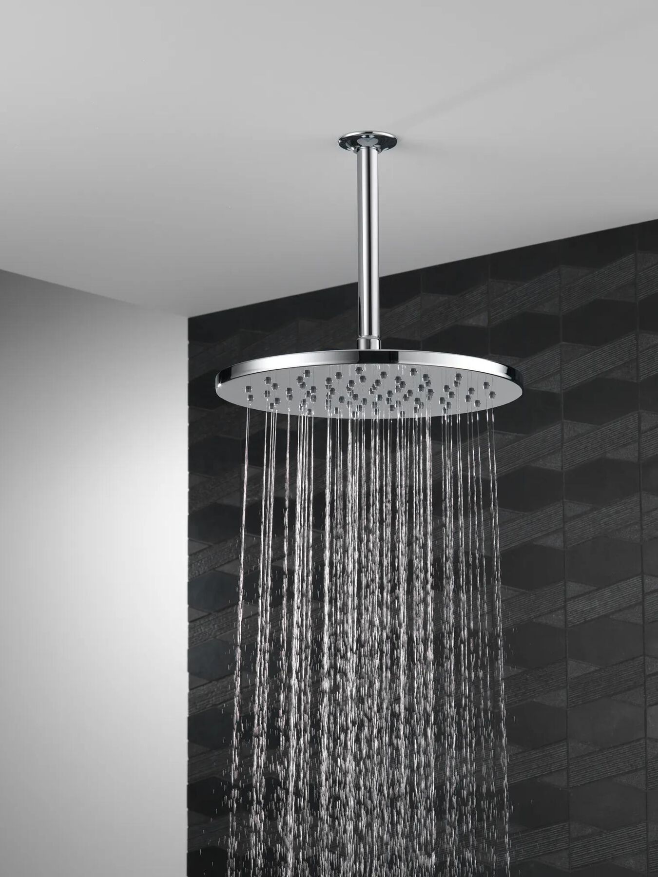 Single-Setting Metal Raincan Shower Head