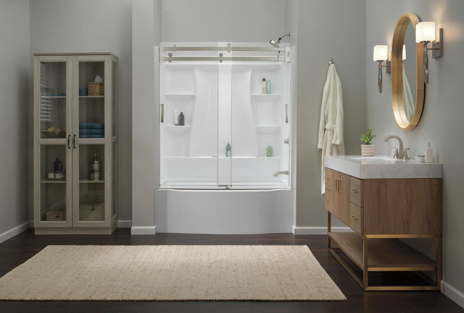 60"x32" Classic 500 Bathtub Wall