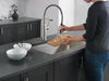 Single-Handle Pull-Down Spring Kitchen Faucet