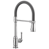 Single Handle Pull-Down Kitchen Faucet With Spring Spout
