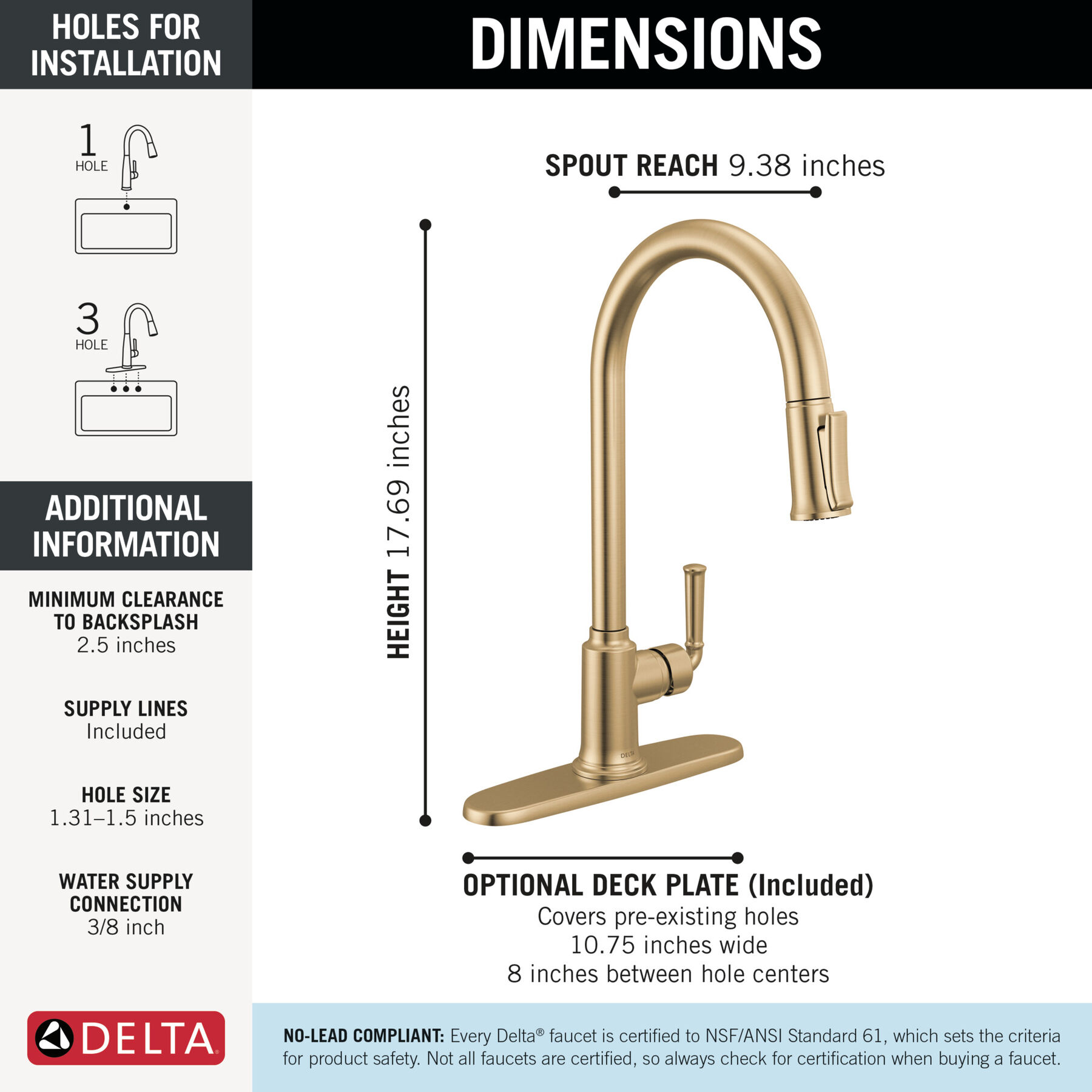 Single Handle Kitchen Pull-Down Faucet
