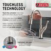 Touch<sub>2</sub>O&reg; Technology Kitchen Faucet with Touchless Technology