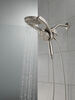 HydroRain&reg; 4-Setting Two-in-One Shower Head (Recertified)