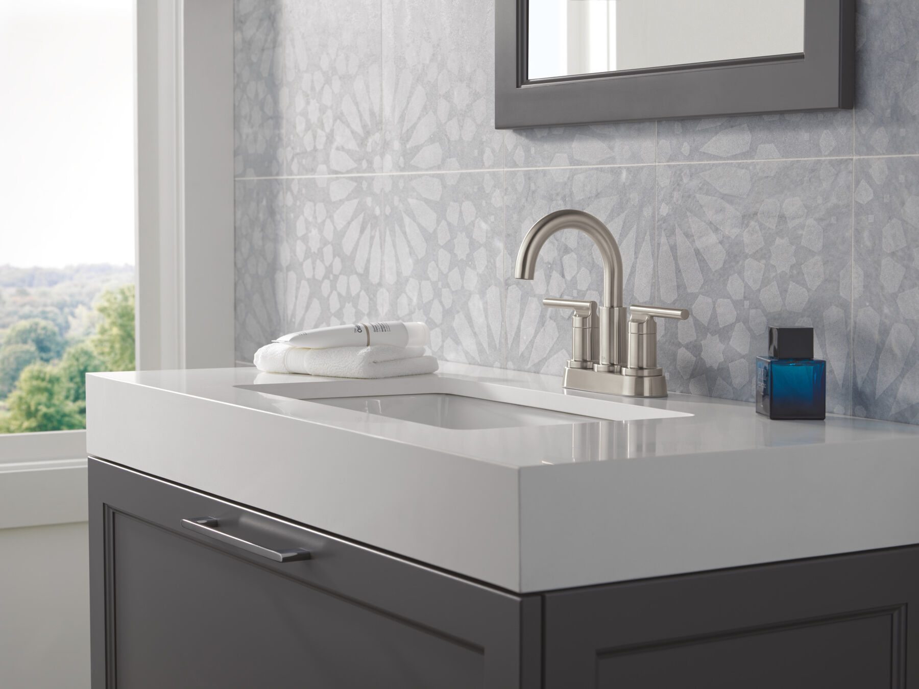 Two Handle Centerset Lavatory Faucet