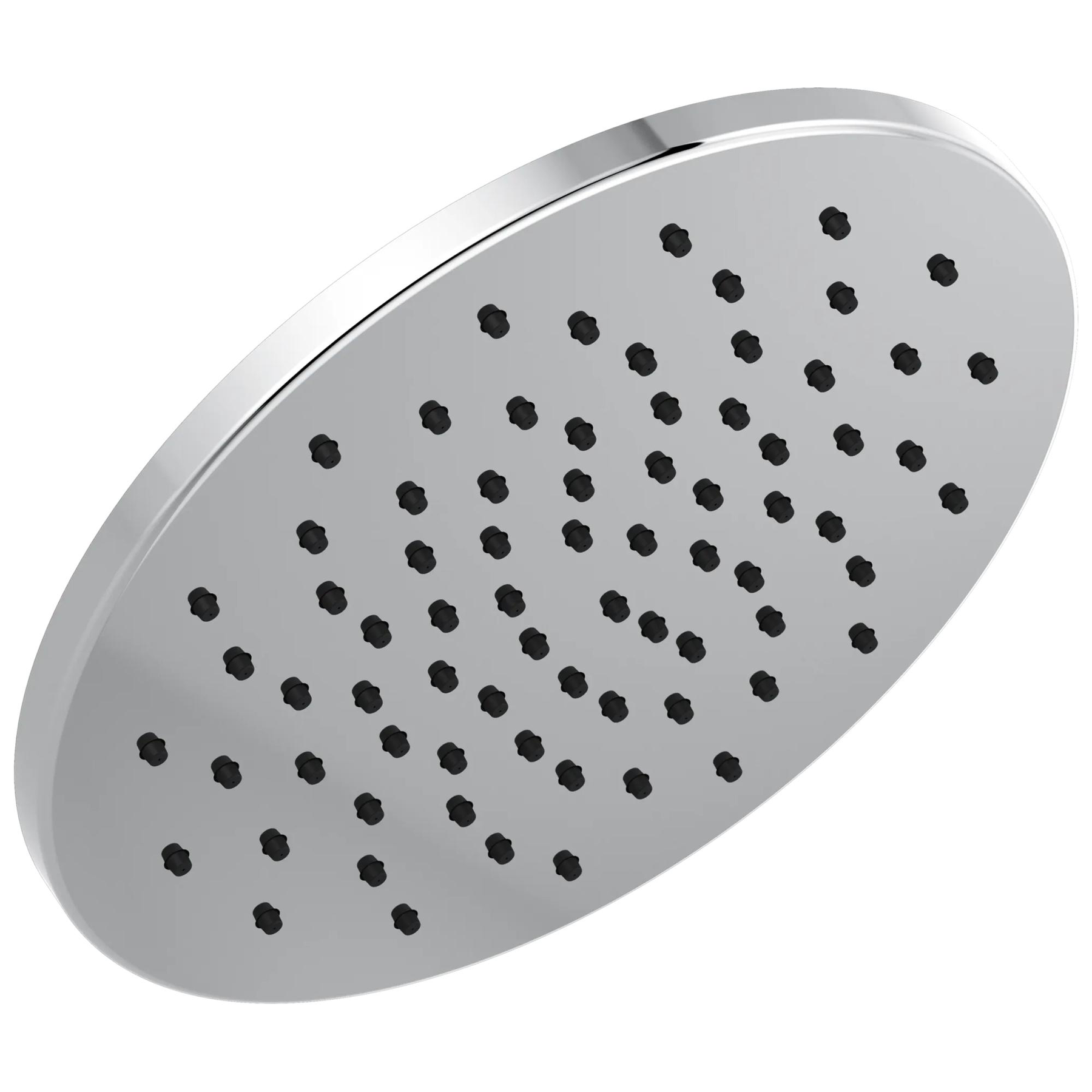 Single-Setting Metal Raincan Shower Head