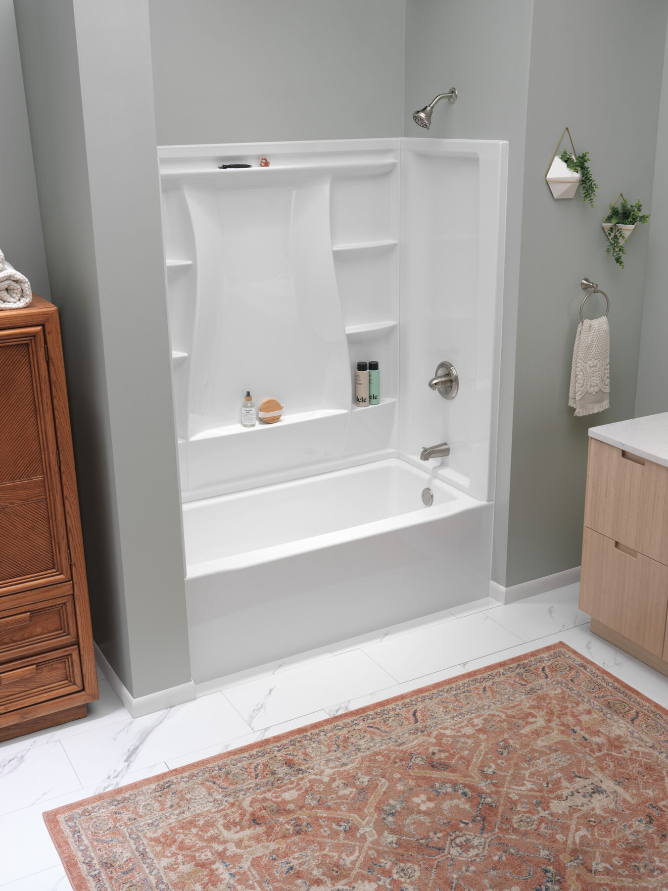 60"x30" Classic 500 Bathtub Wall