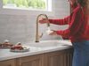 Single Handle Kitchen Pull-Down Faucet With Touchless Technology