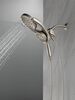 HydroRain&reg; 4-Setting Two-in-One Shower Head (Recertified)