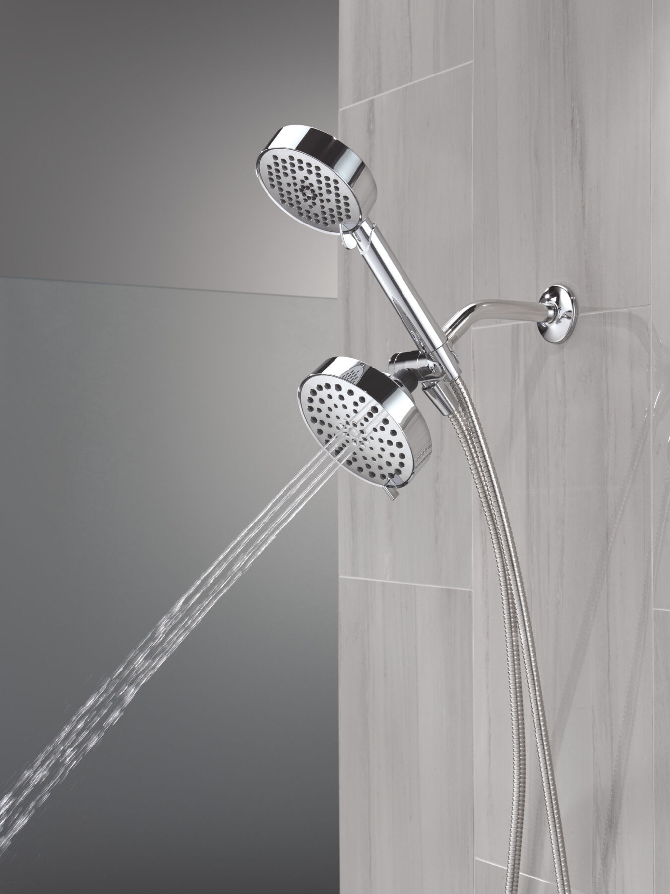 5-Setting Two-in-One Combination Shower with Additional Mount