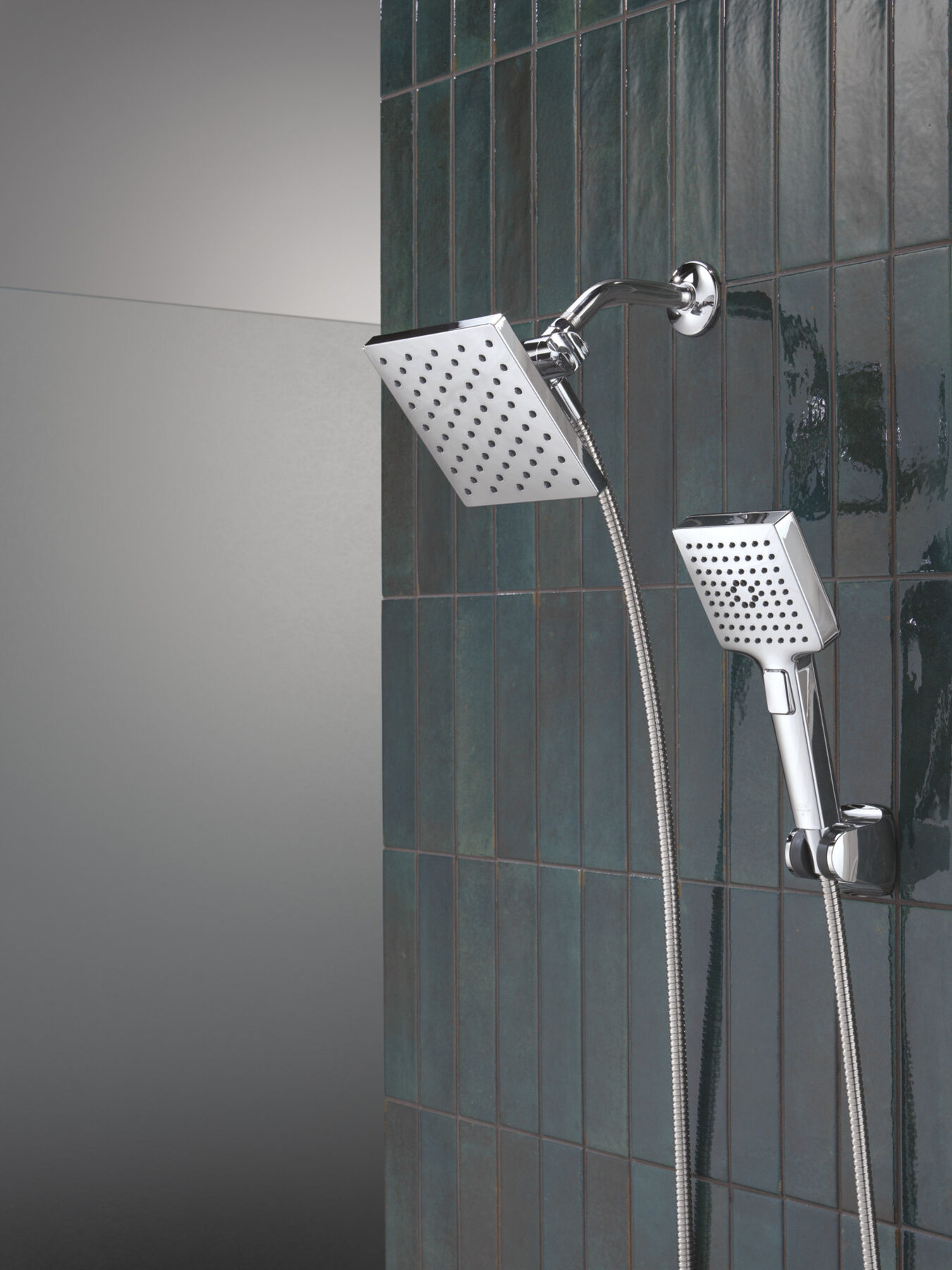 5-Setting Two-in-One Combination Shower with Additional Mount