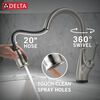 Touch<sub>2</sub>O&reg; Technology Kitchen Faucet with Touchless Technology