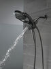 HydroRain&reg; 4-Setting Two-in-One Shower Head (Recertified)