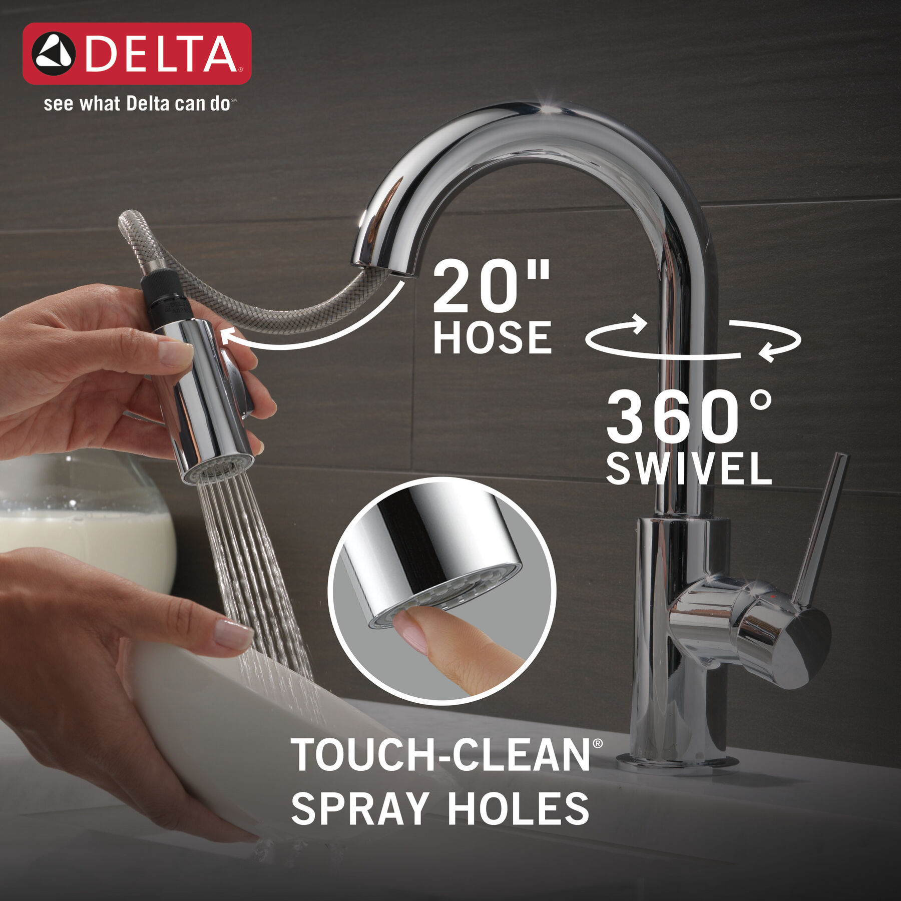 Single Handle Pull-Down Bar / Prep Faucet