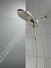 HydroRain&reg; 4-Setting Two-in-One Shower Head (Recertified)