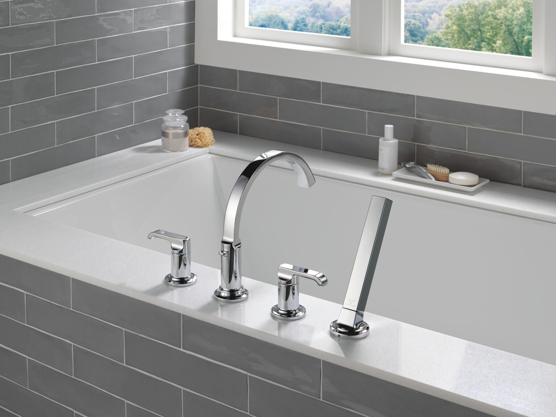Roman Tub Handles - Lever