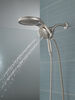 HydroRain&reg; H2Okinetic&reg; 5-Setting Two-in-One Shower Head (Recertified)