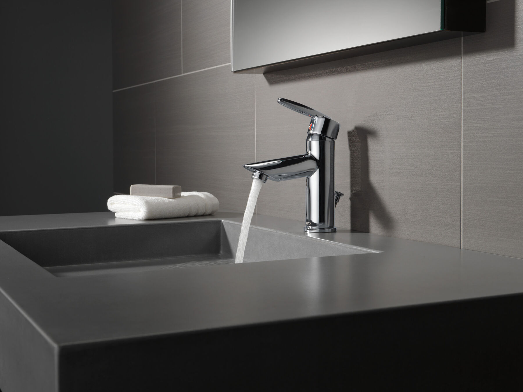 Single Hole Bathroom - Stick Handle Includes Pop-Up Ceramic Valve System
