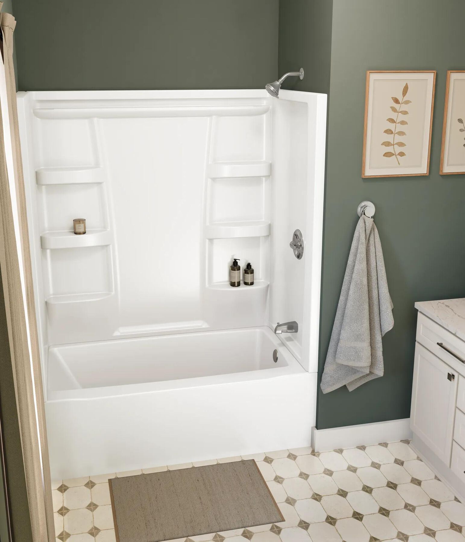 Procrylic 60 in. x 32 in. Bathtub Surround