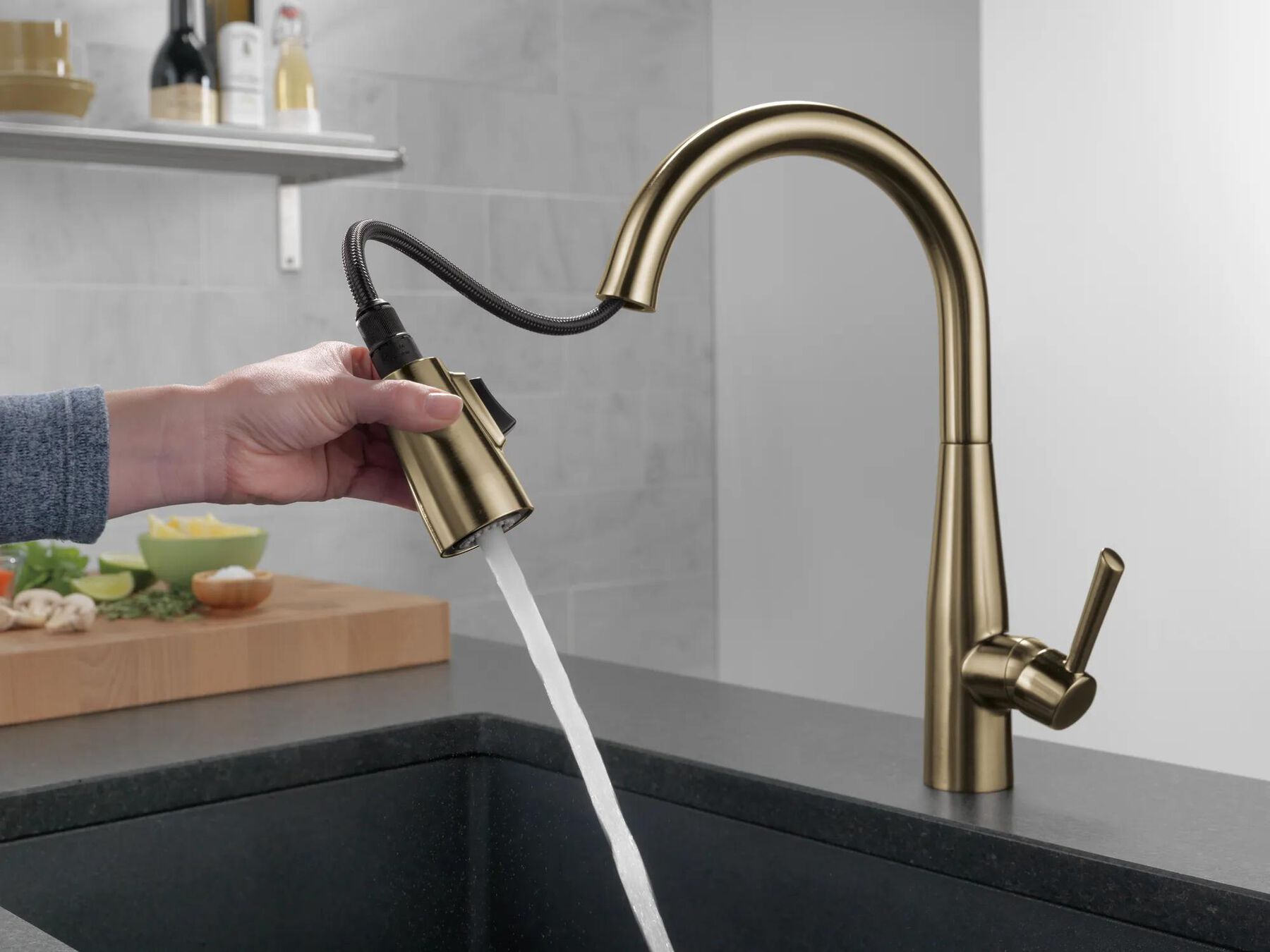 Pull-Down Kitchen Faucet  (Recertified)