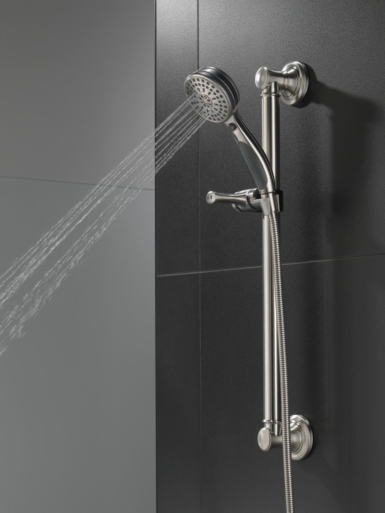 ActivTouch&reg; 9-Setting Hand Shower with Traditional Slide Bar / Grab Bar (Recertified)