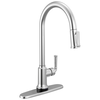 Single Handle Kitchen Pull-Down Faucet With Touchless Technology