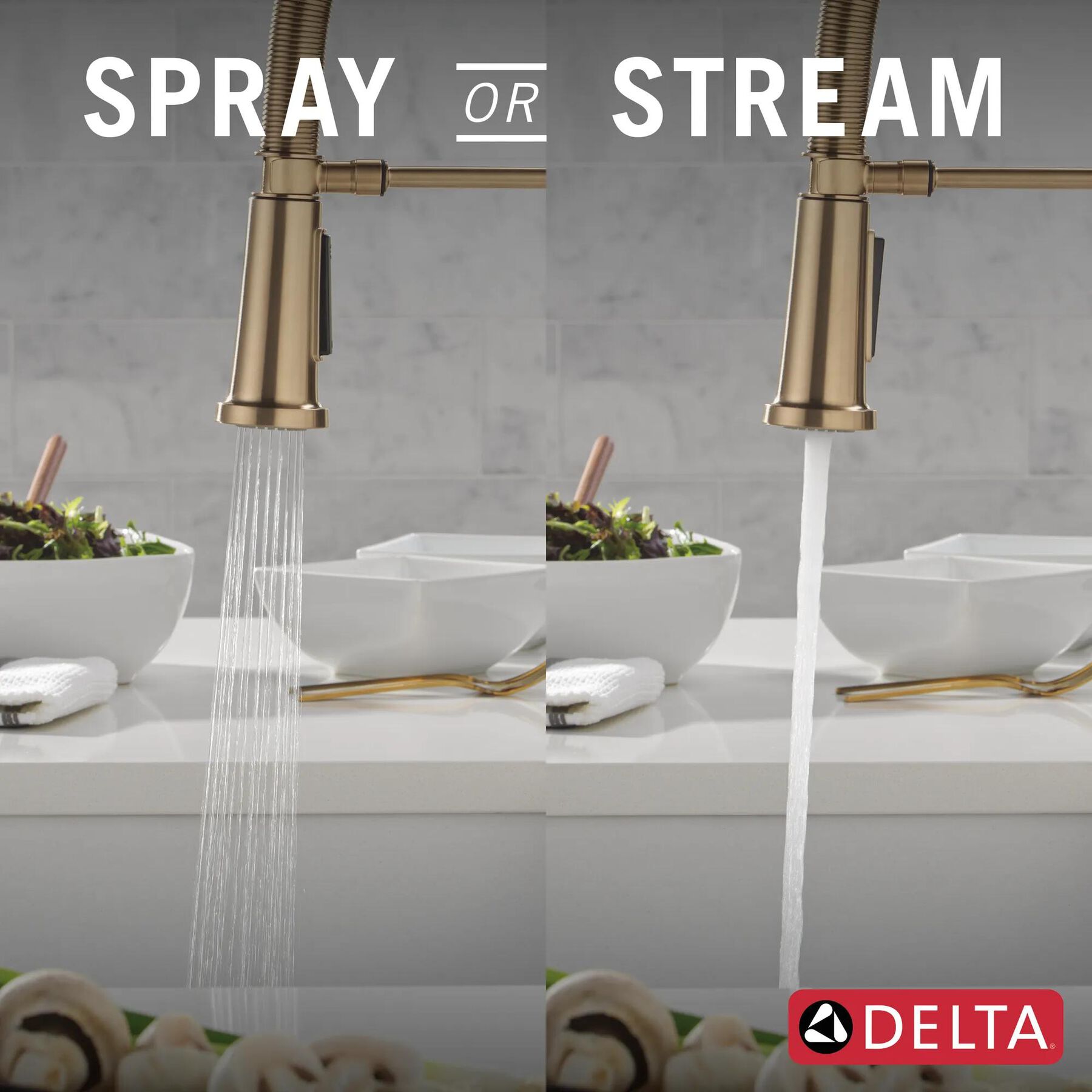 Single Handle Pull-Down Spring Kitchen Faucet (Recertified)