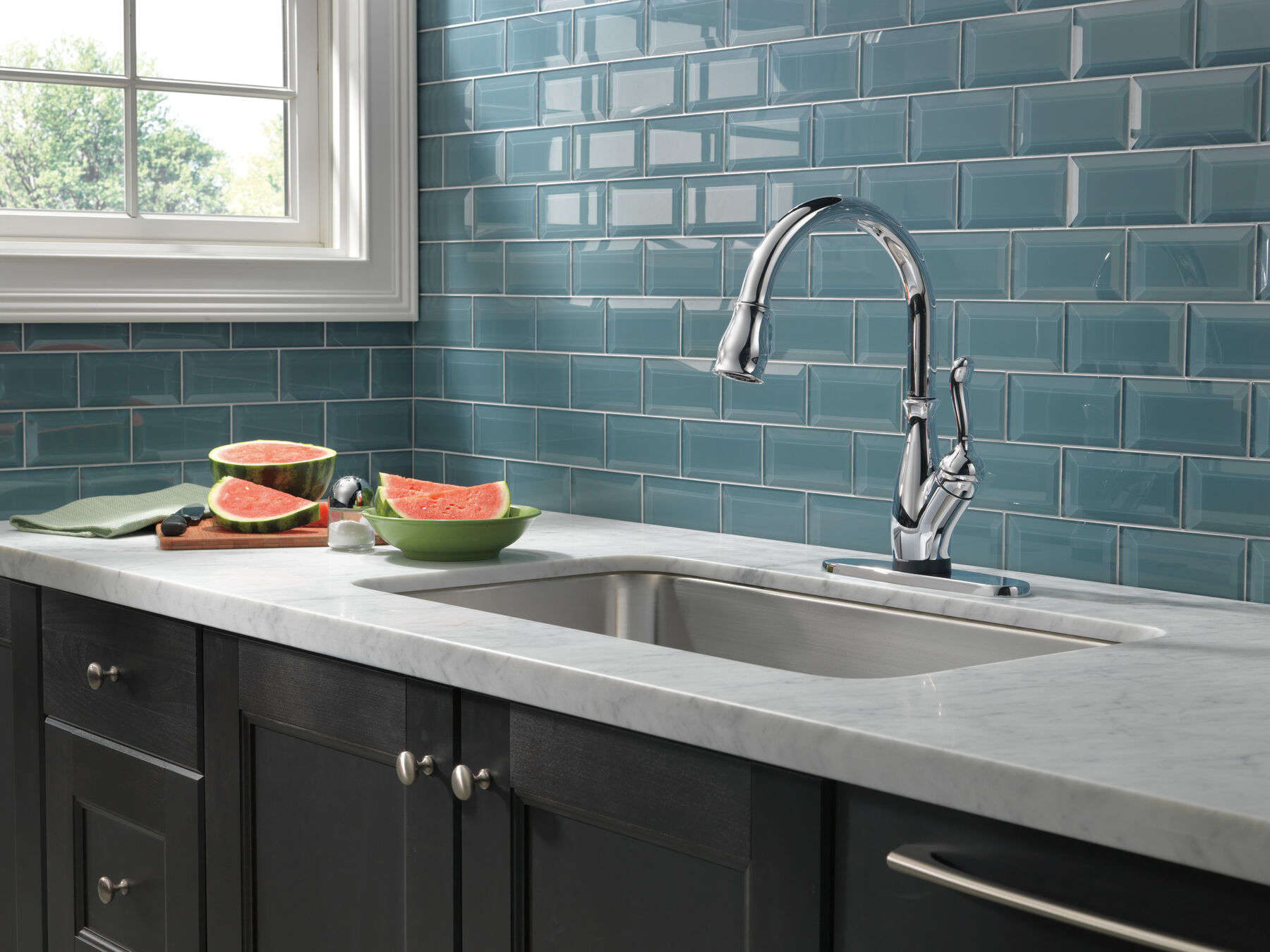 Single Handle Pull-Down Kitchen Faucet with Touch<sub>2</sub>O&reg; and ShieldSpray&reg; Technologies