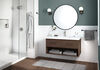 Single Handle Lavatory Faucet with 14 Series Shower Trim and Rough Bundle