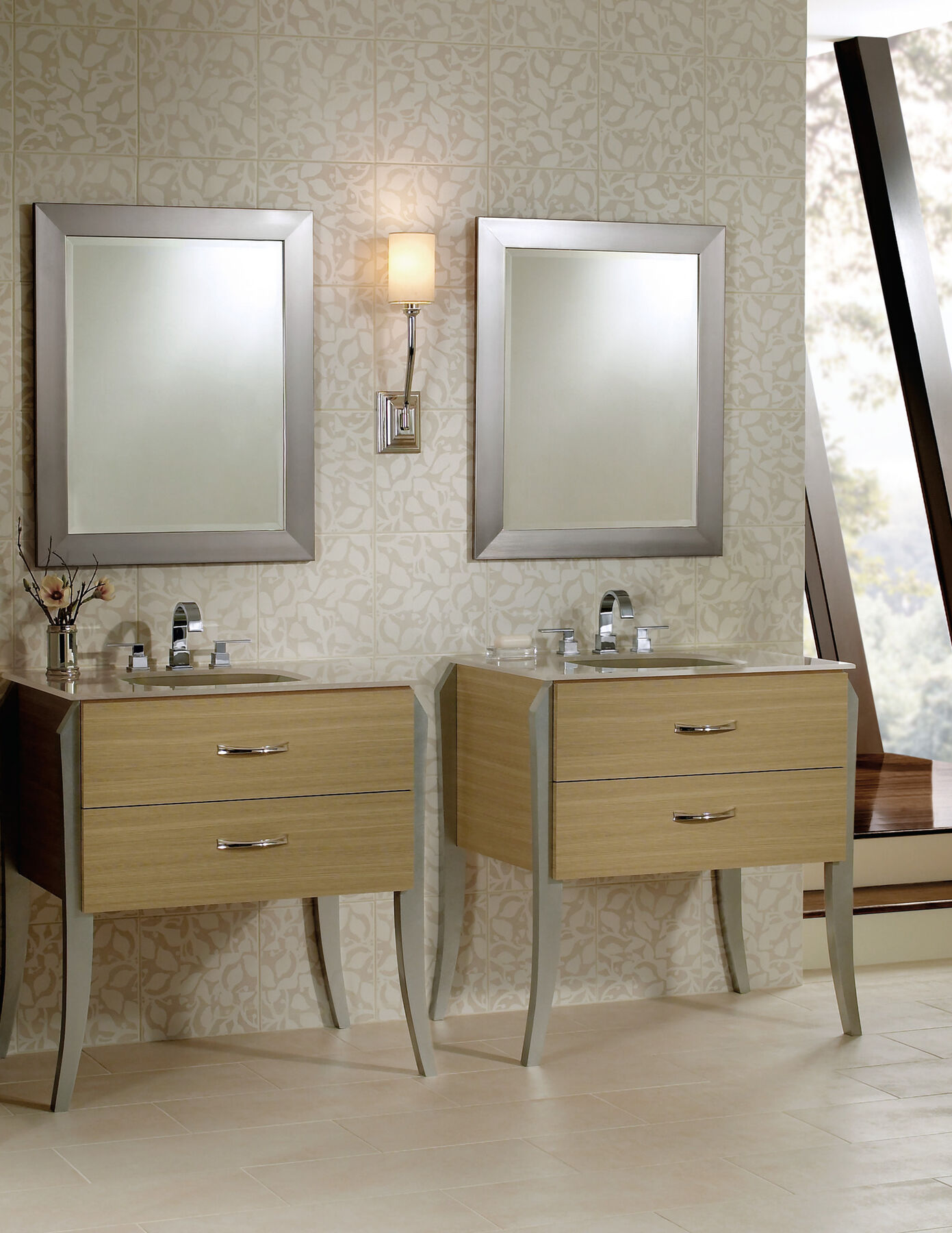 Two Handle Widespread Bathroom Faucet