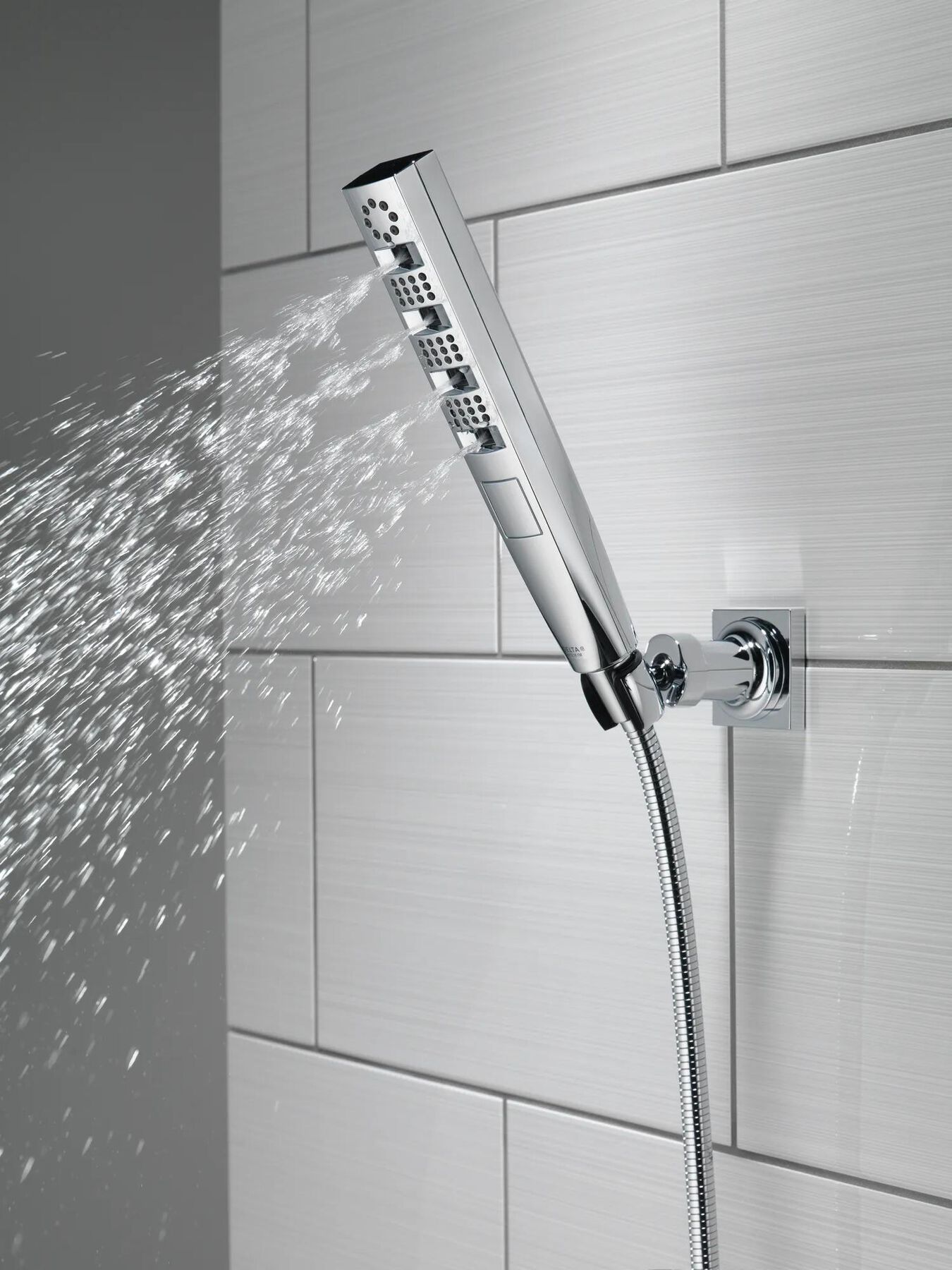 H<sub>2</sub>Okinetic&reg; 4-Setting Wall Mount Hand Shower