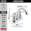 Two Handle Centerset Bathroom Faucet