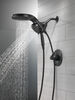 HydroRain&reg; H<sub>2</sub>Okinetic&reg; 5-Setting Two-in-One Shower Head (Recertified)