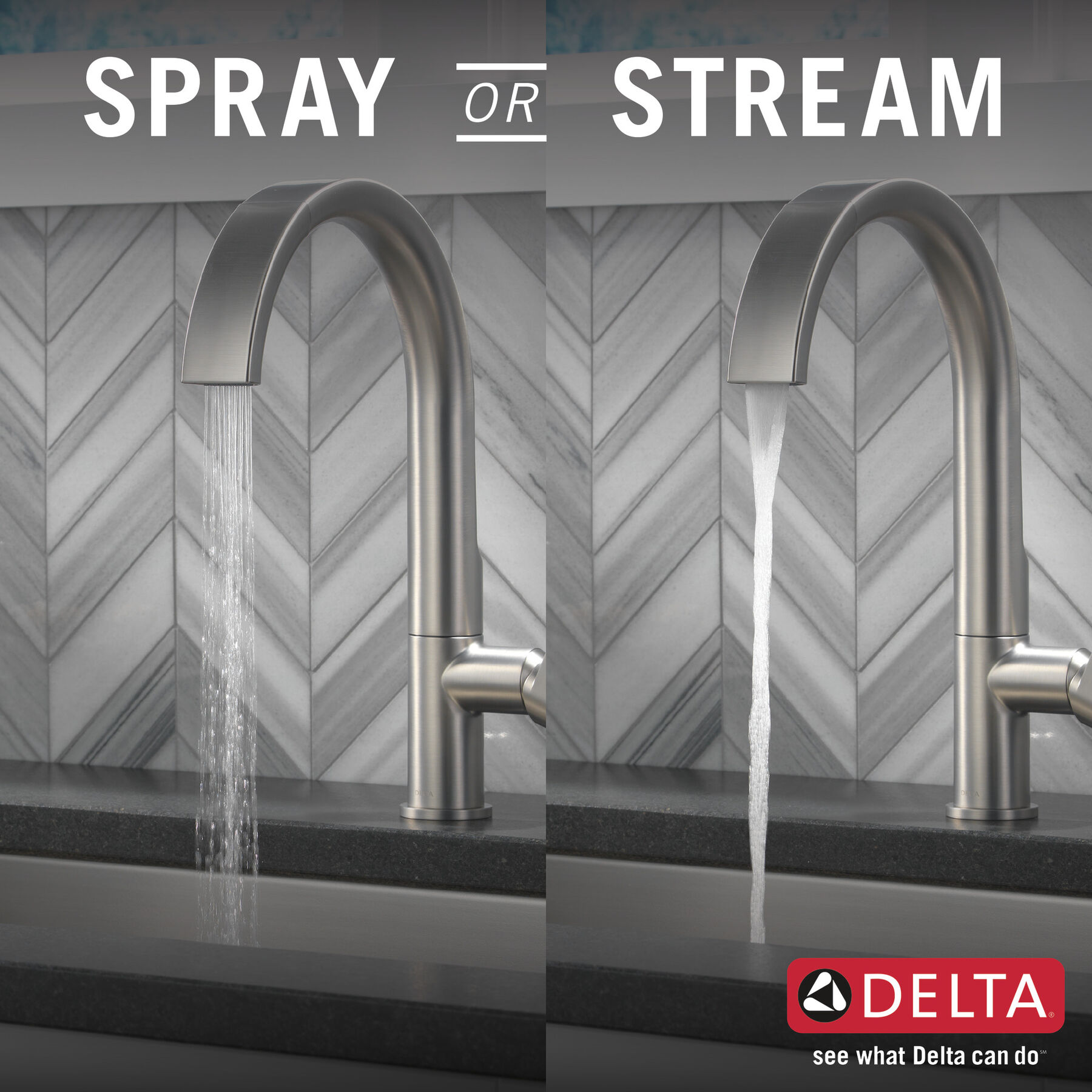 Single-Handle Pull-Down Kitchen Faucet