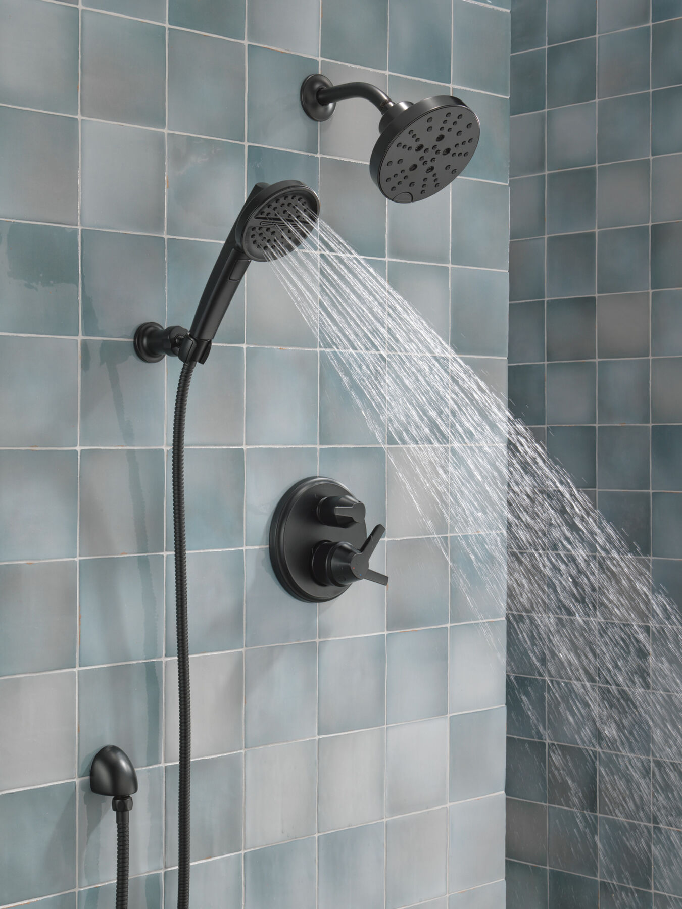 H<sub>2</sub>Okinetic&reg; 5-Setting Contemporary Raincan Shower Head