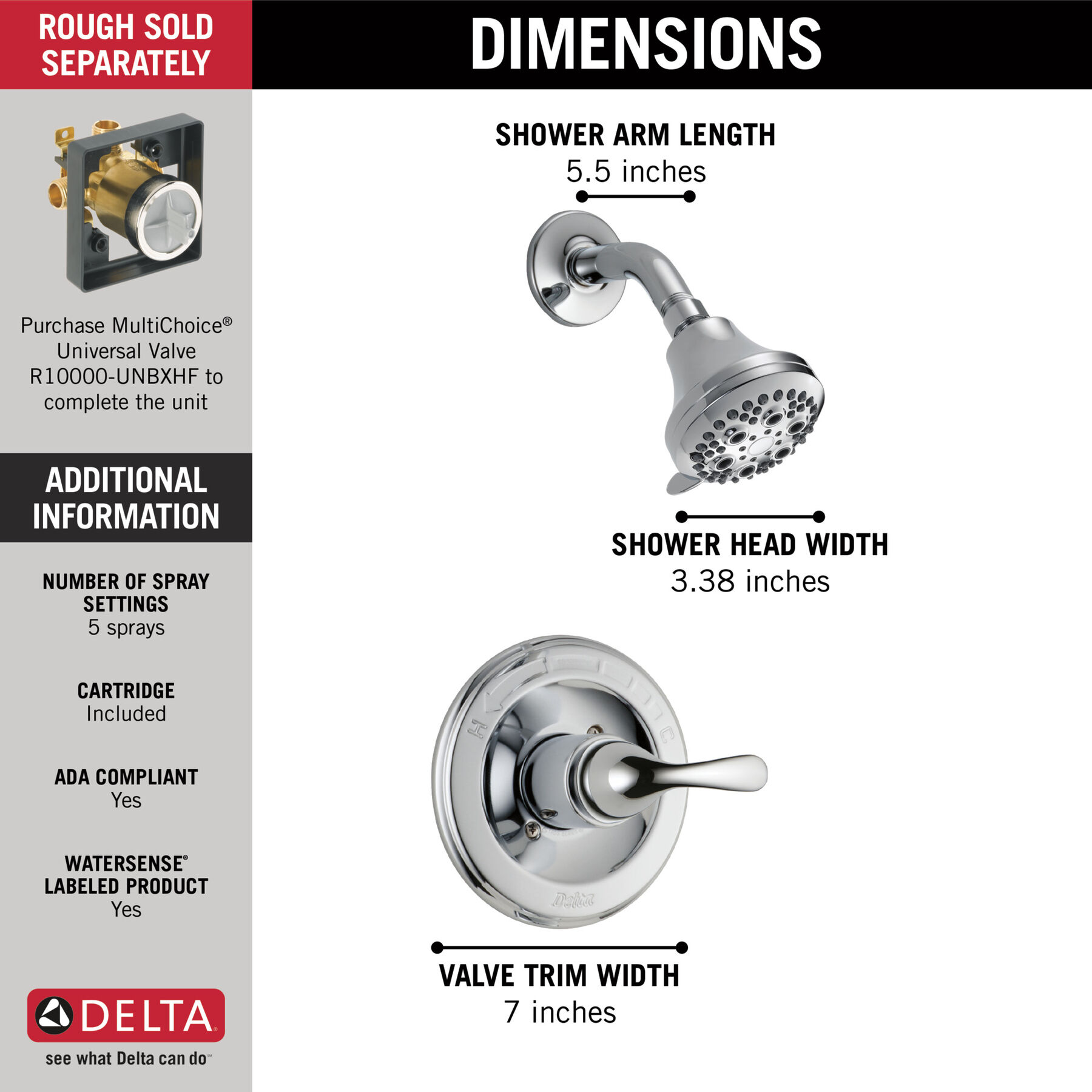 Monitor&reg; 13 Series Shower Trim