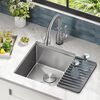17&rdquo; Workstation Undermount Single Bowl 16 Gauge Stainless Steel&nbsp;Bar Prep Kitchen Sink with&nbsp;WorkFlow&trade; Ledge and Accessories