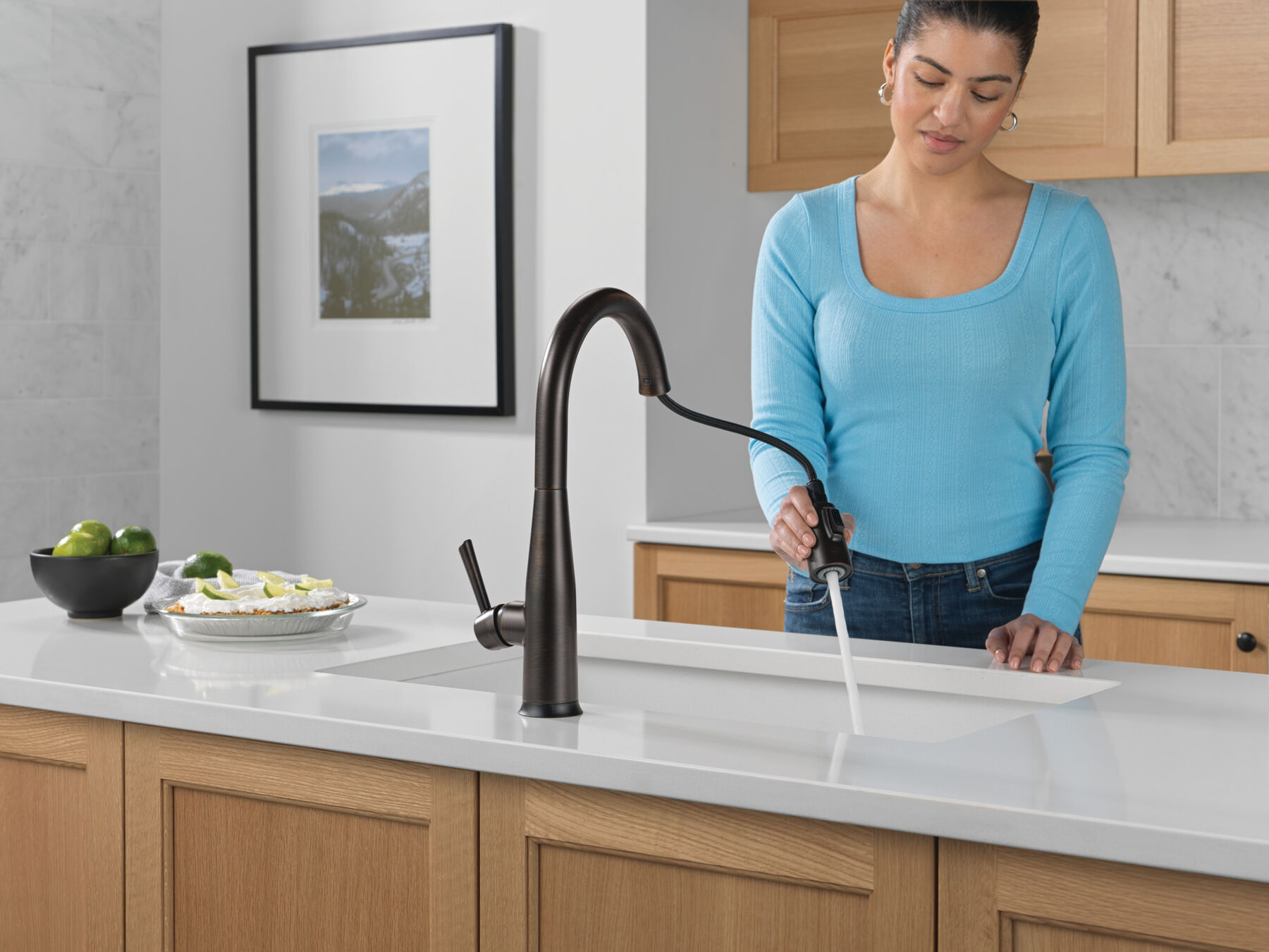 VoiceIQ&reg; Single Handle Pull-Down Faucet with Touch<sub>2</sub>O&reg; Technology