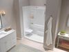 60x32 Alcove Shower Bundle - Left Seat Right Drain Curve