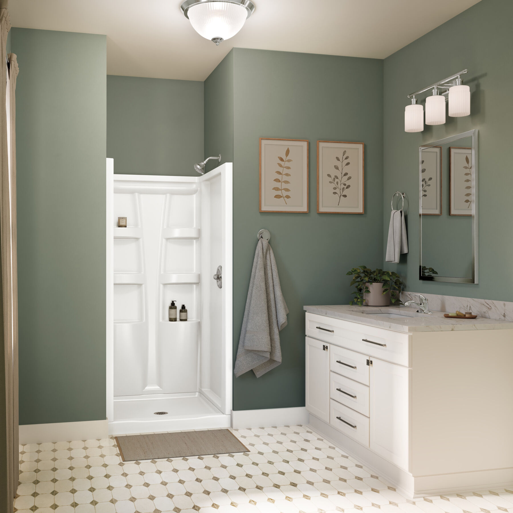 ProCrylic 36 in. Shower Surround