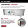 33&rdquo; Stainless Steel Workstation Kitchen Sink Drop-In Undermount Single Bowl with WorkFlow&trade; Ledge and Accessories