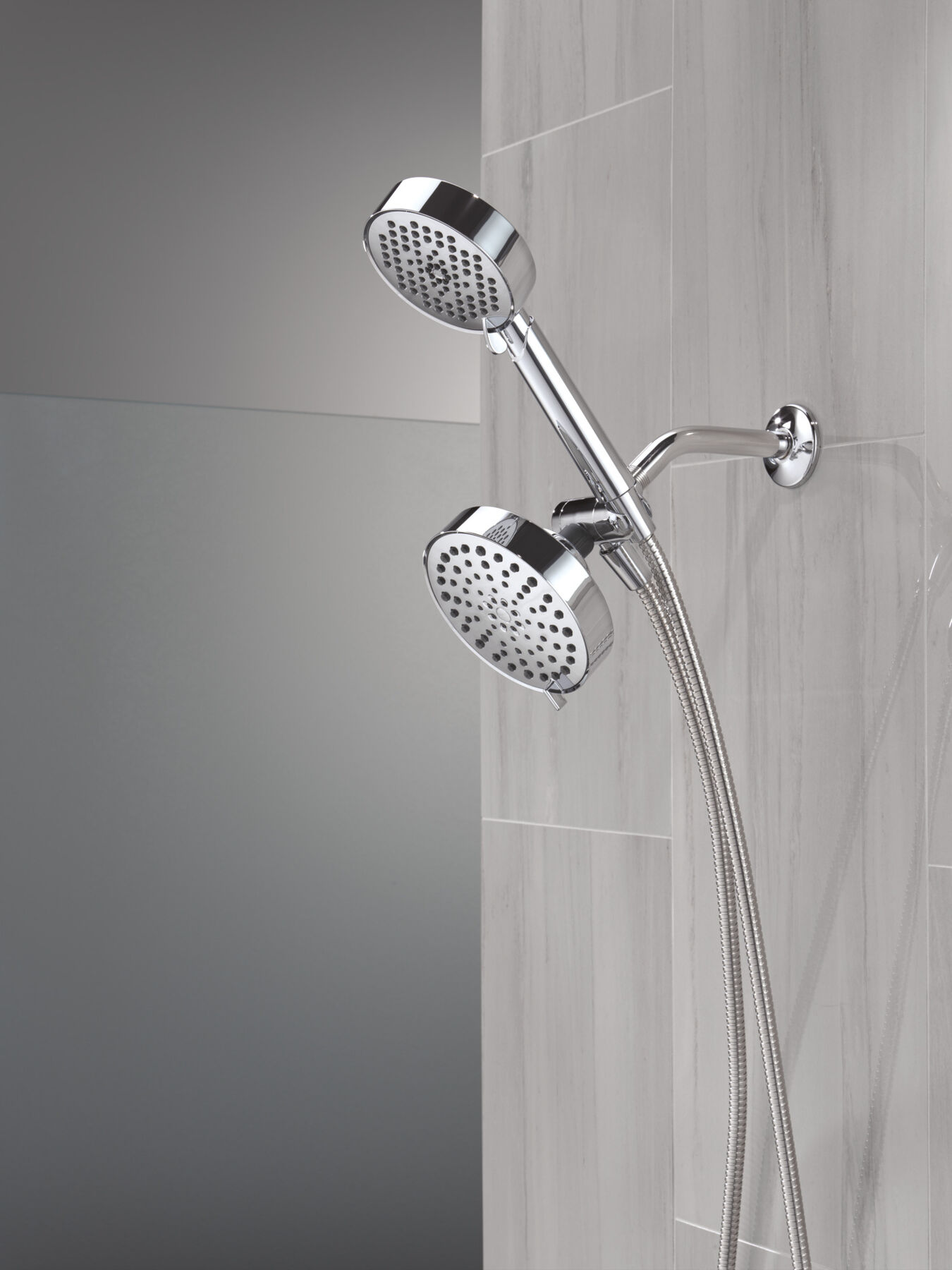 5-Setting Two-in-One Combination Shower with Additional Mount