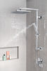 Single-Setting Metal Raincan Shower Head