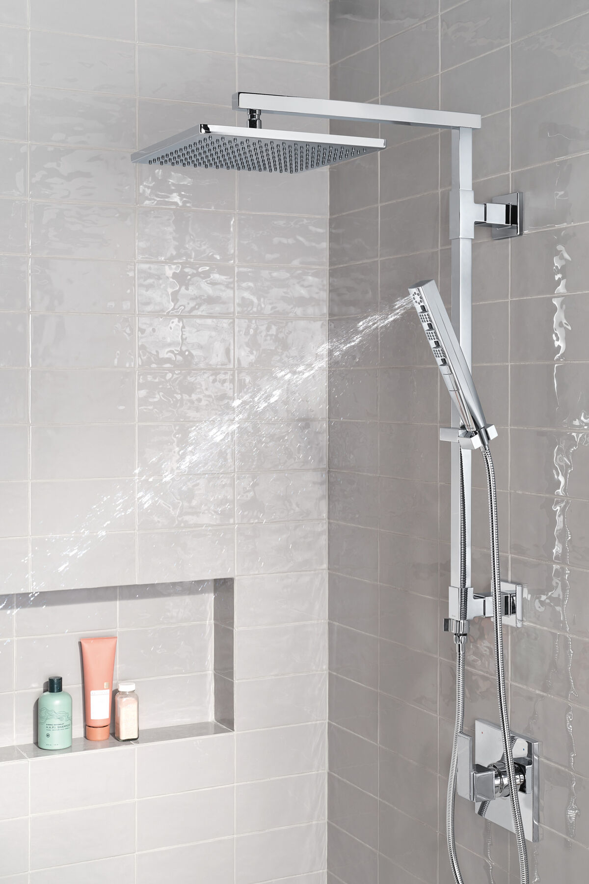 Single-Setting Metal Raincan Shower Head