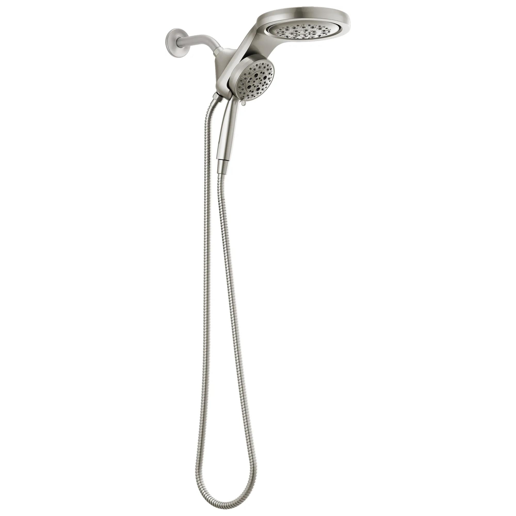 HydroRain&reg; H2Okinetic&reg; 5-Setting Two-in-One Shower Head (Recertified)